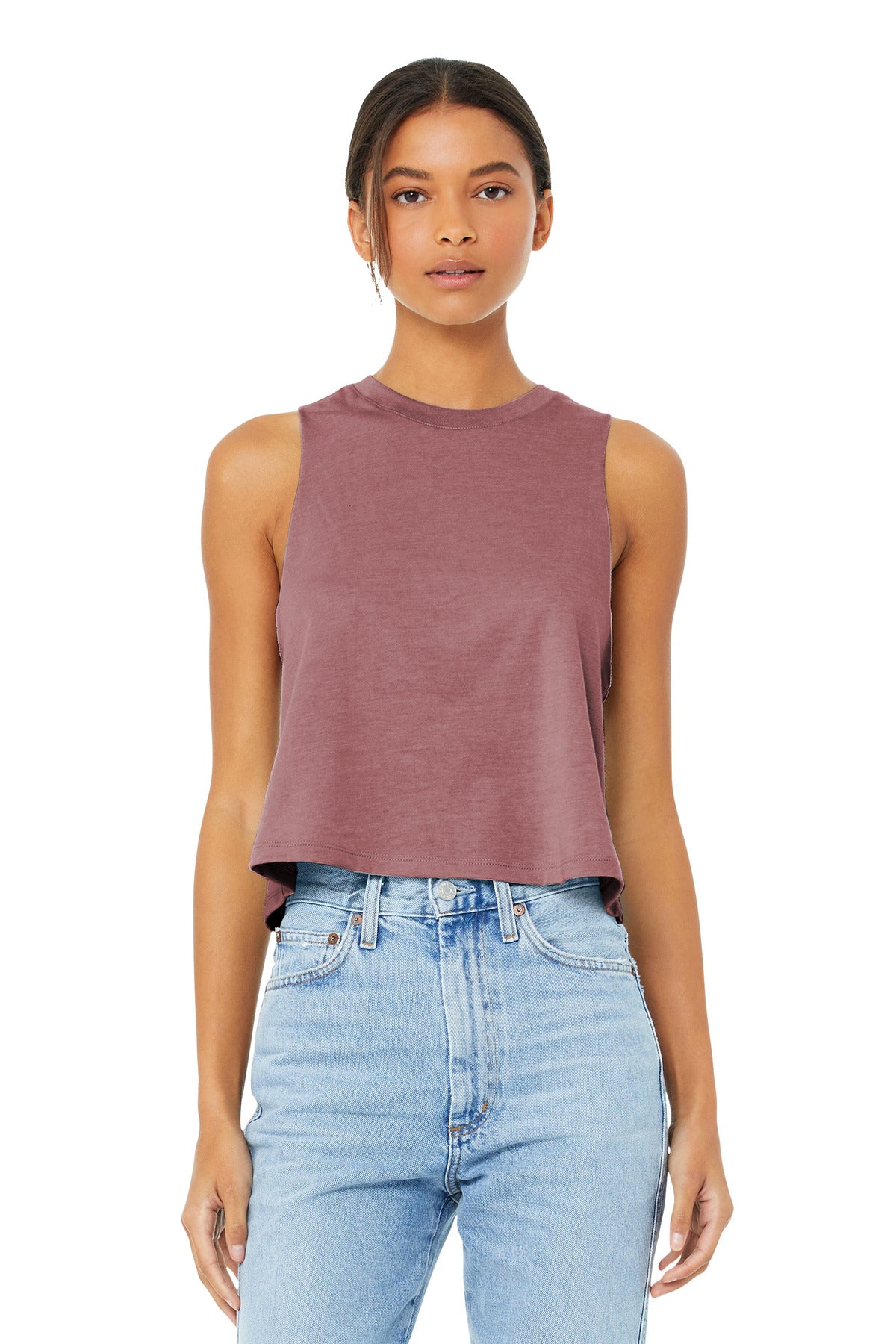 BELLA+CANVAS® Women's Racerback Cropped Tank