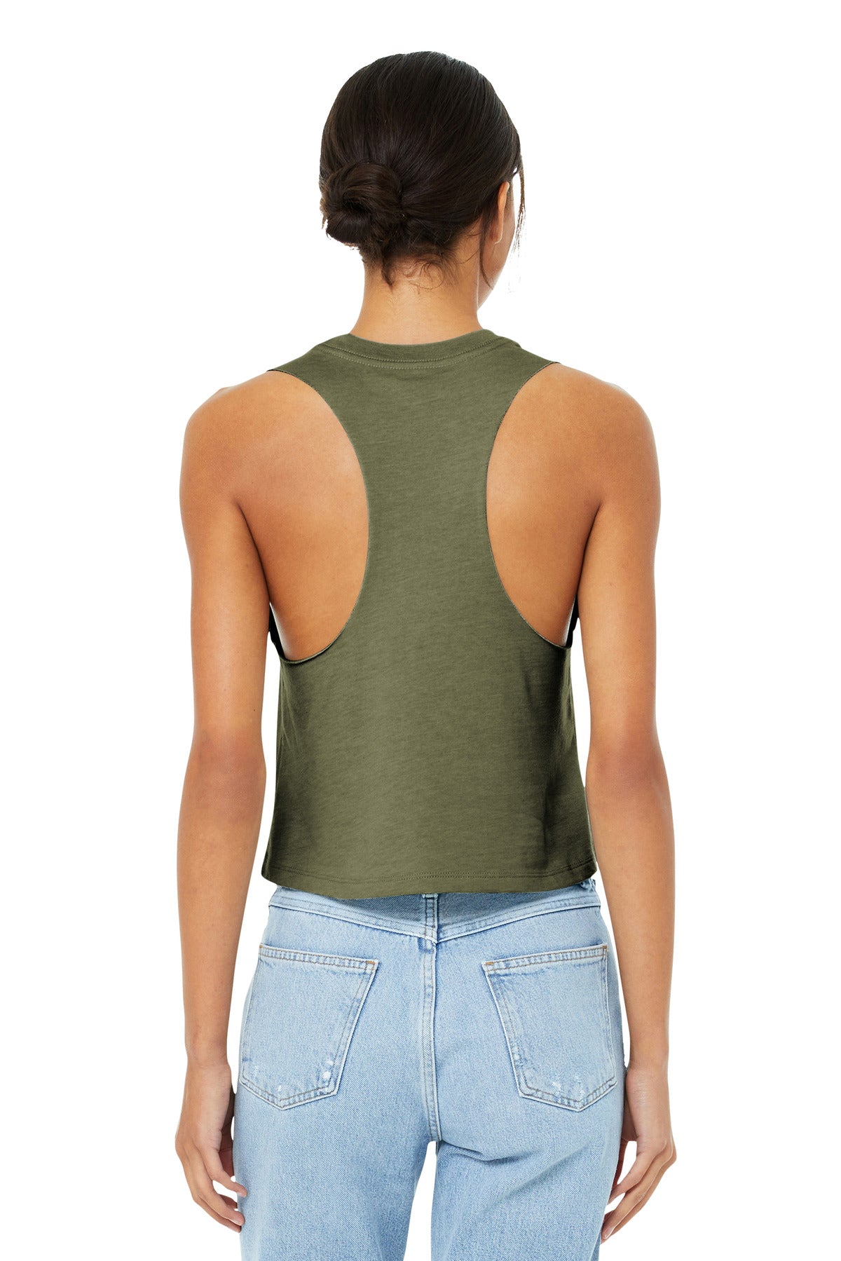 BELLA+CANVAS® Women's Racerback Cropped Tank