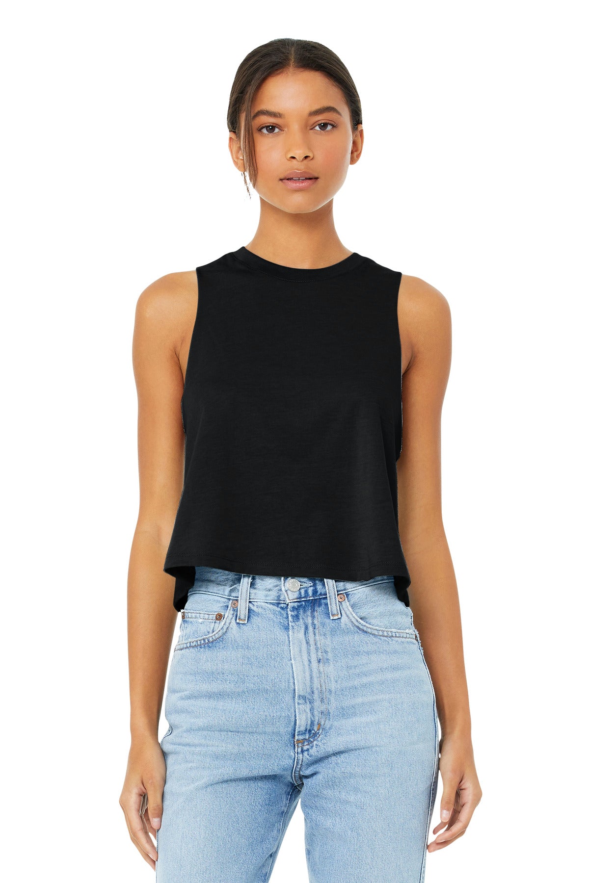 BELLA+CANVAS® Women's Racerback Cropped Tank