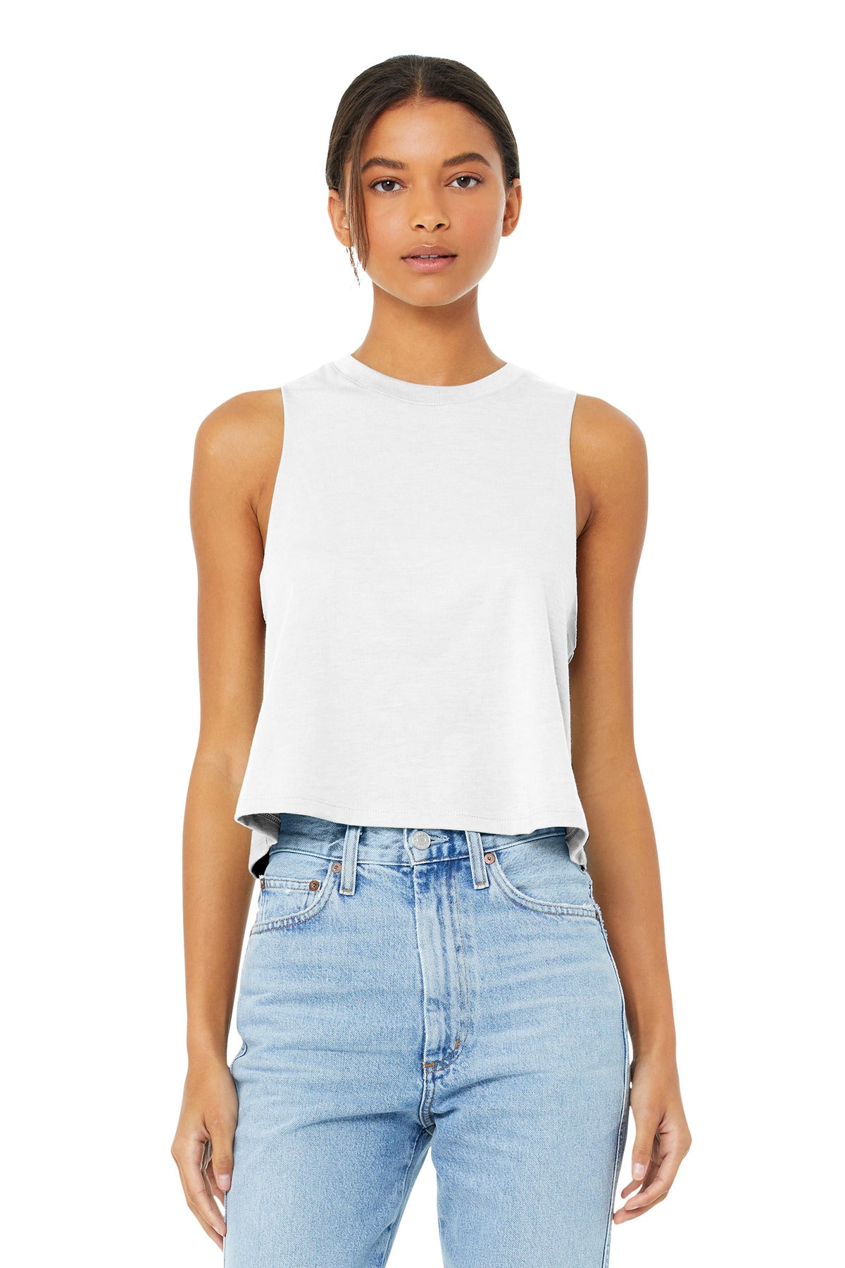 BELLA+CANVAS® Women's Racerback Cropped Tank