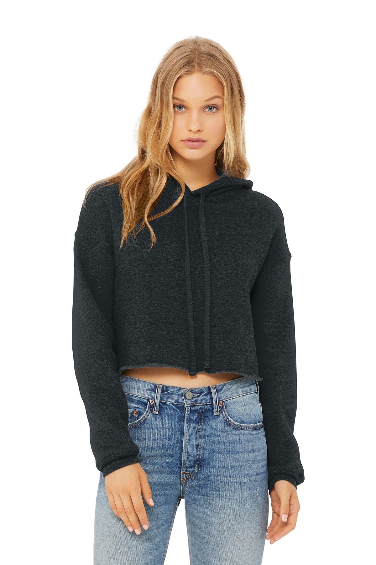 BELLA+CANVAS® Women's Sponge Fleece Cropped Fleece Hoodie