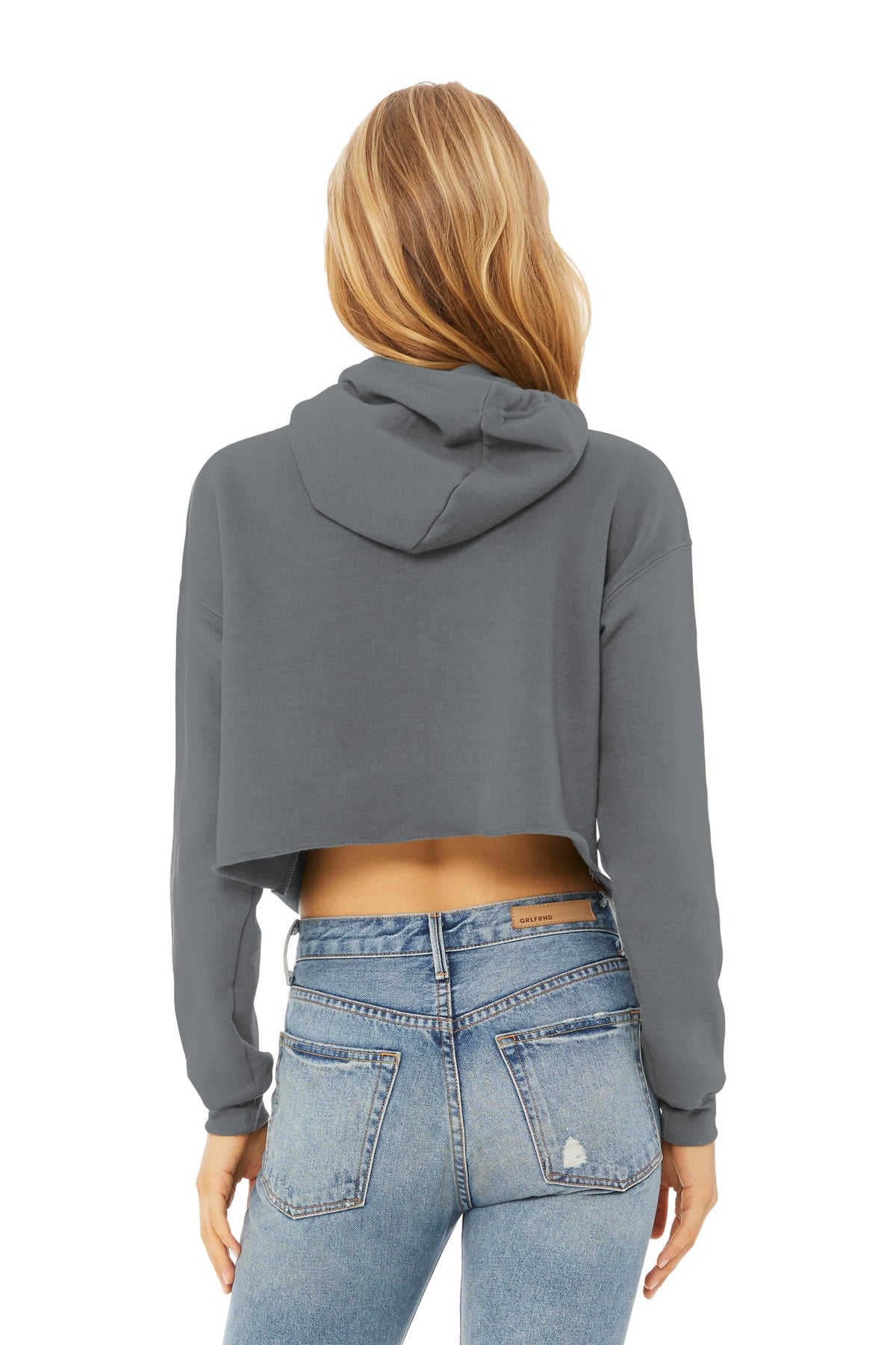 BELLA+CANVAS® Women's Sponge Fleece Cropped Fleece Hoodie