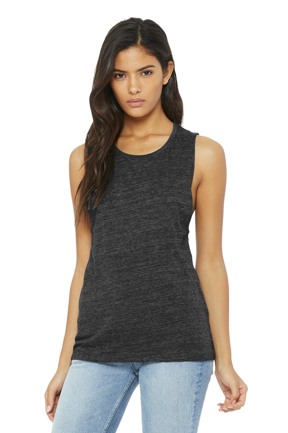 BELLA+CANVAS® Women's Flowy Scoop Muscle Tank (CORE COLORS)