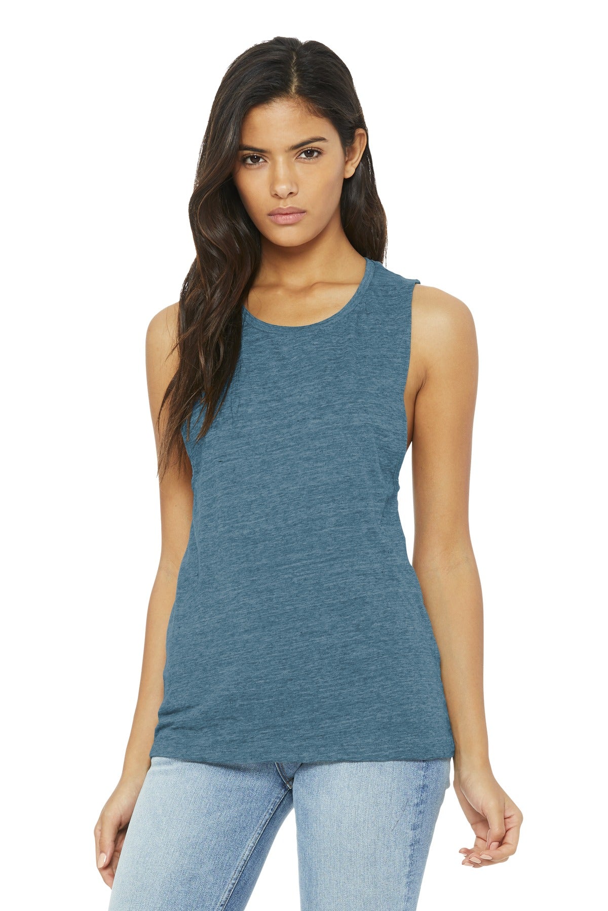 BELLA+CANVAS® Women's Flowy Scoop Muscle Tank (CORE COLORS)