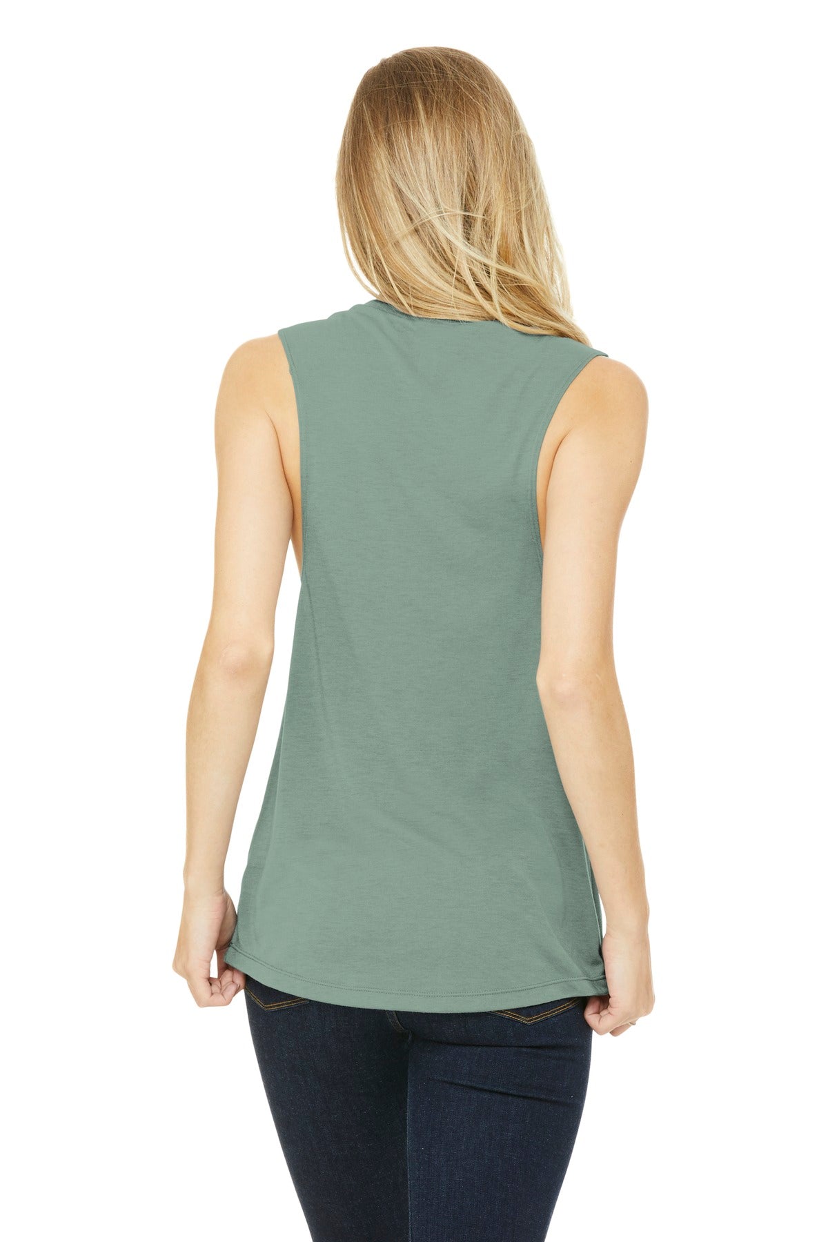 BELLA+CANVAS® Women's Flowy Scoop Muscle Tank (CORE COLORS)