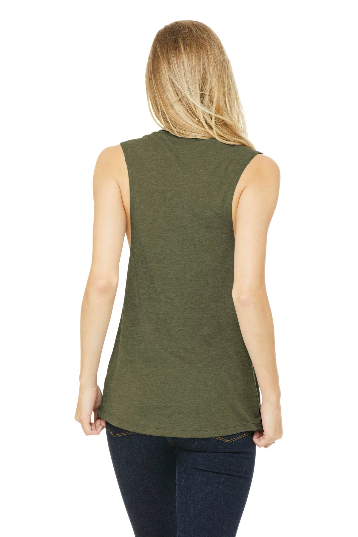 BELLA+CANVAS® Women's Flowy Scoop Muscle Tank (CORE COLORS)