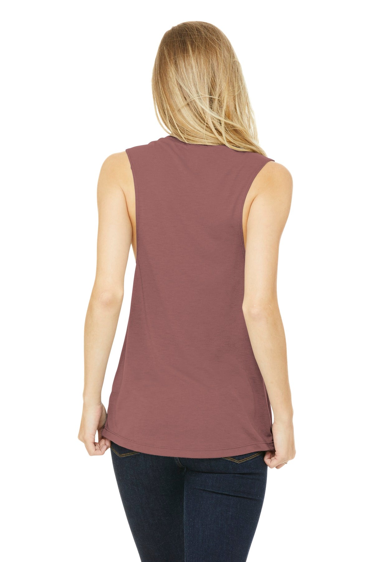 BELLA+CANVAS® Women's Flowy Scoop Muscle Tank (CORE COLORS)