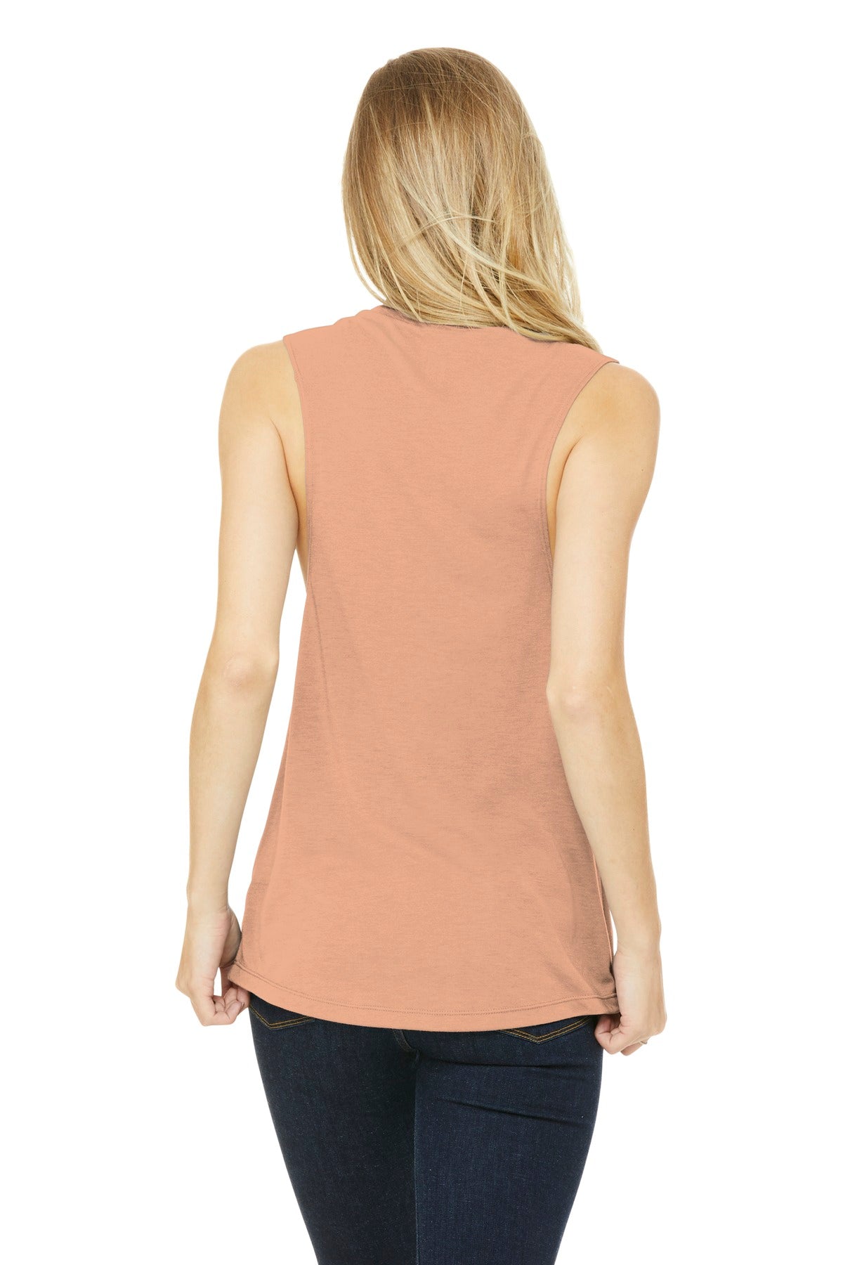 BELLA+CANVAS® Women's Flowy Scoop Muscle Tank (CORE COLORS)