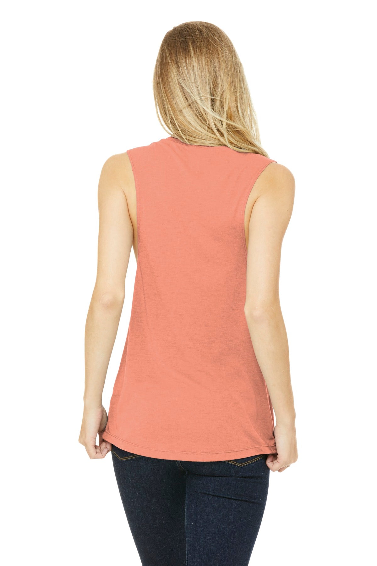 BELLA+CANVAS® Women's Flowy Scoop Muscle Tank (CORE COLORS)