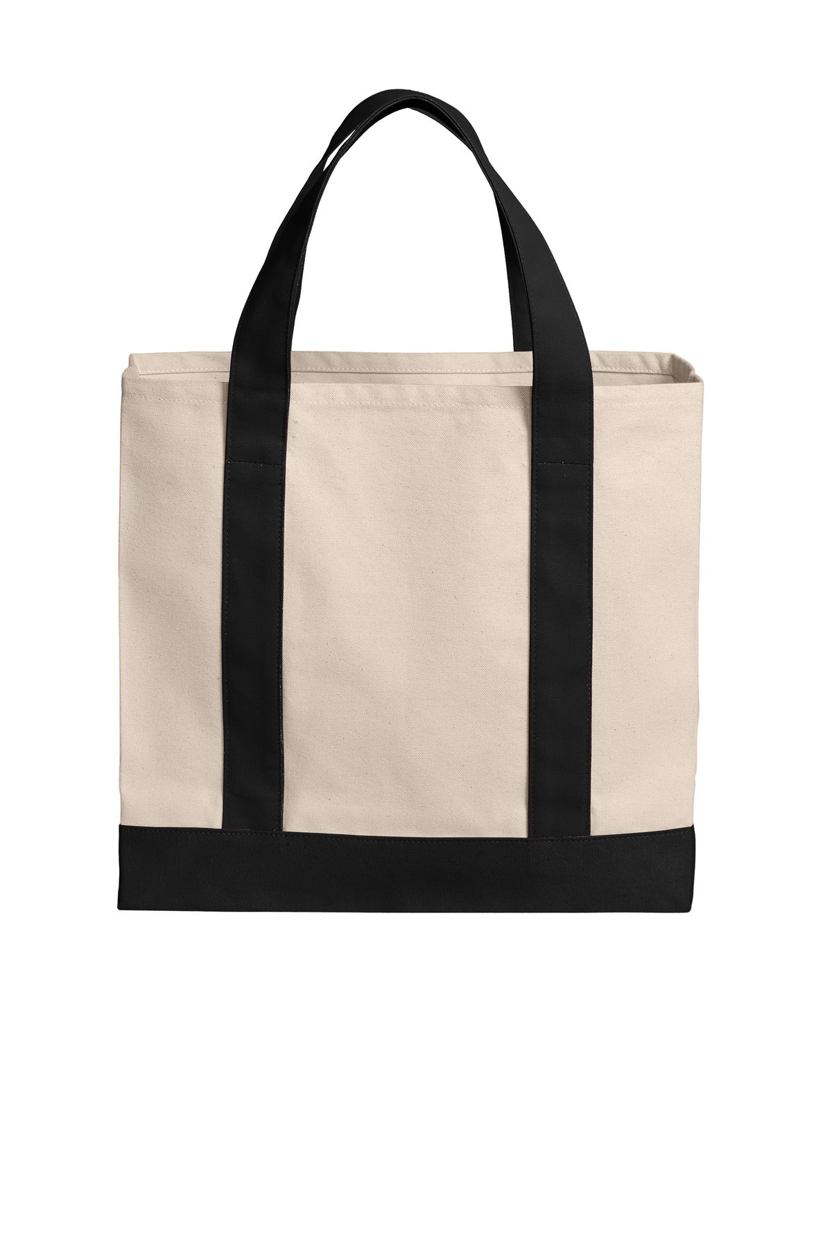 Port Authority® Cotton Canvas Two-Tone Tote