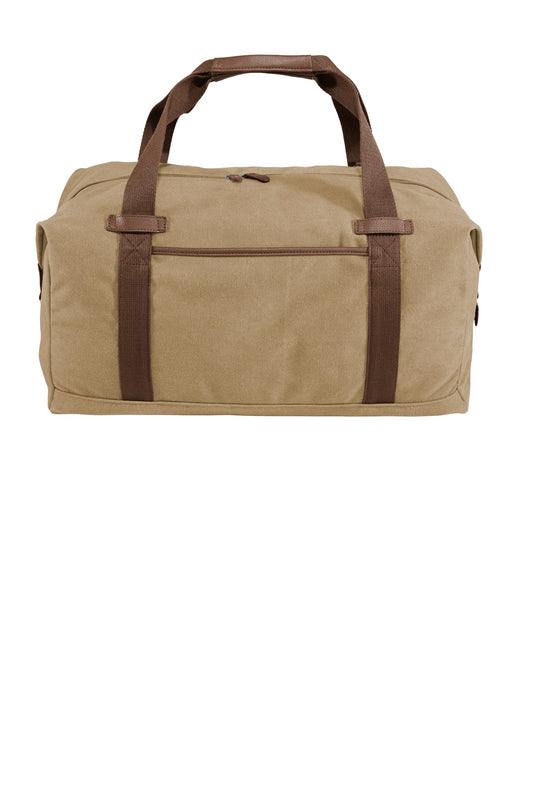 Port Authority® Cotton Canvas Duffel