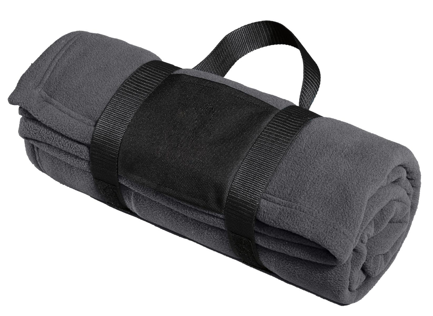 Port Authority® Fleece Blanket with Carrying Strap