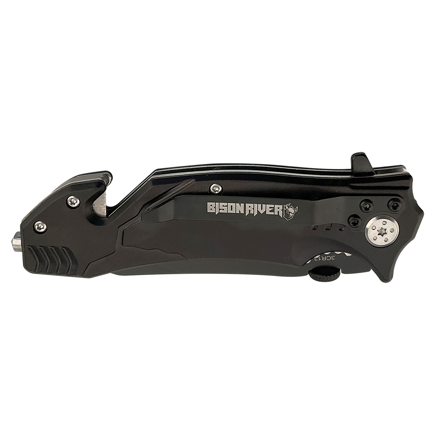 Bison River® 4-1/2" Locking Blade Rescue Knife