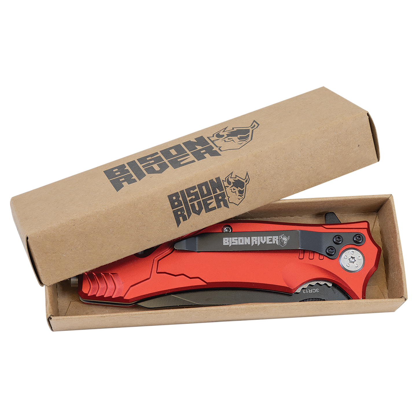 Bison River® 4-1/2" Locking Blade Rescue Knife