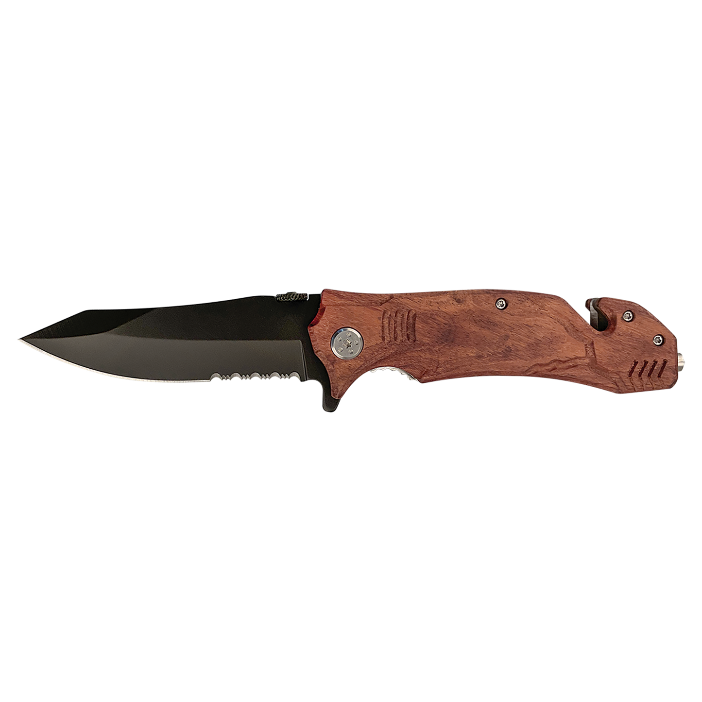 Bison River® 4-1/2" Locking Blade Rescue Knife