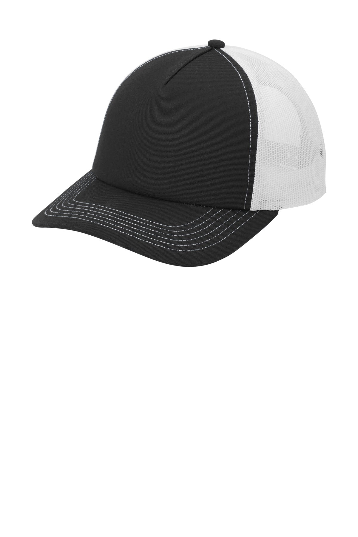 Port Authority® Low-Profile Snapback 5-Panel Trucker Cap