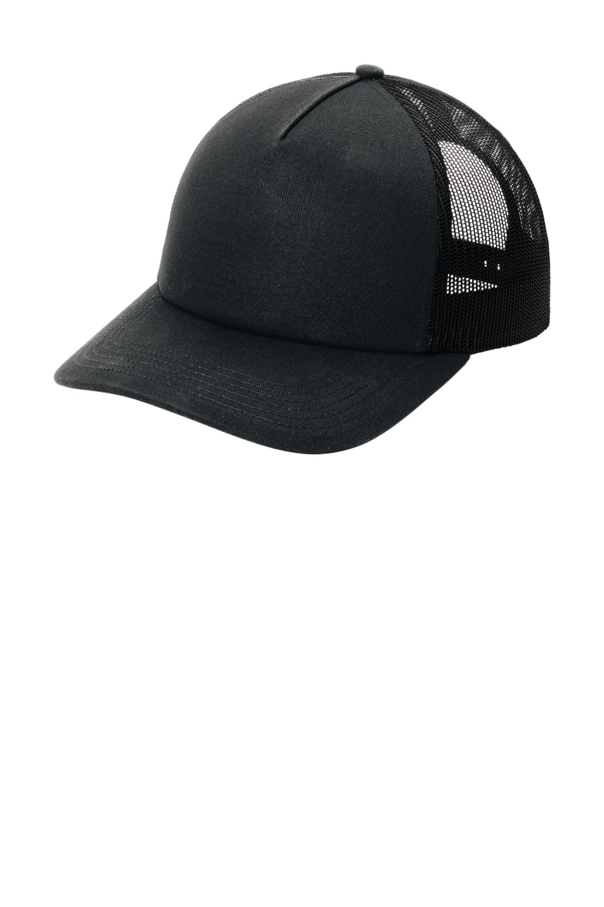 Port Authority® Low-Profile Snapback 5-Panel Trucker Cap