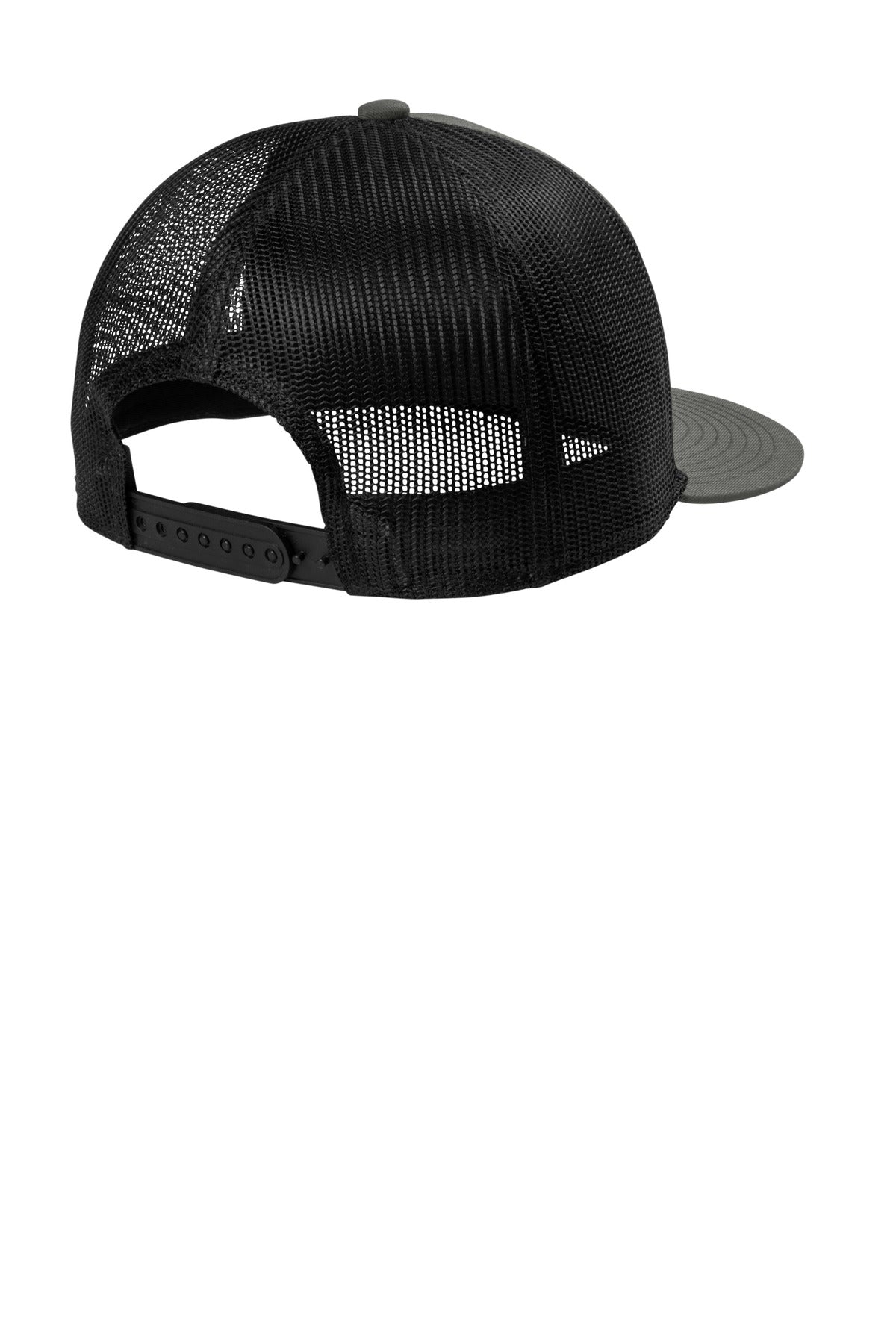 Port Authority® Snapback Flat Bill Trucker Cap