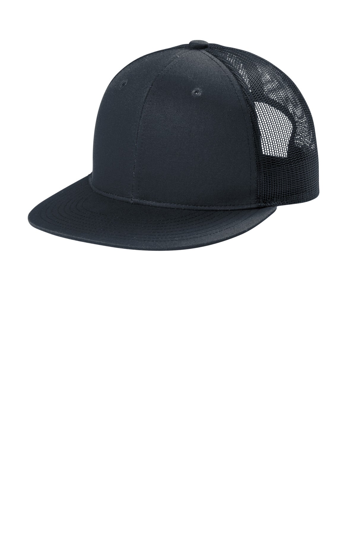 Port Authority® Snapback Flat Bill Trucker Cap