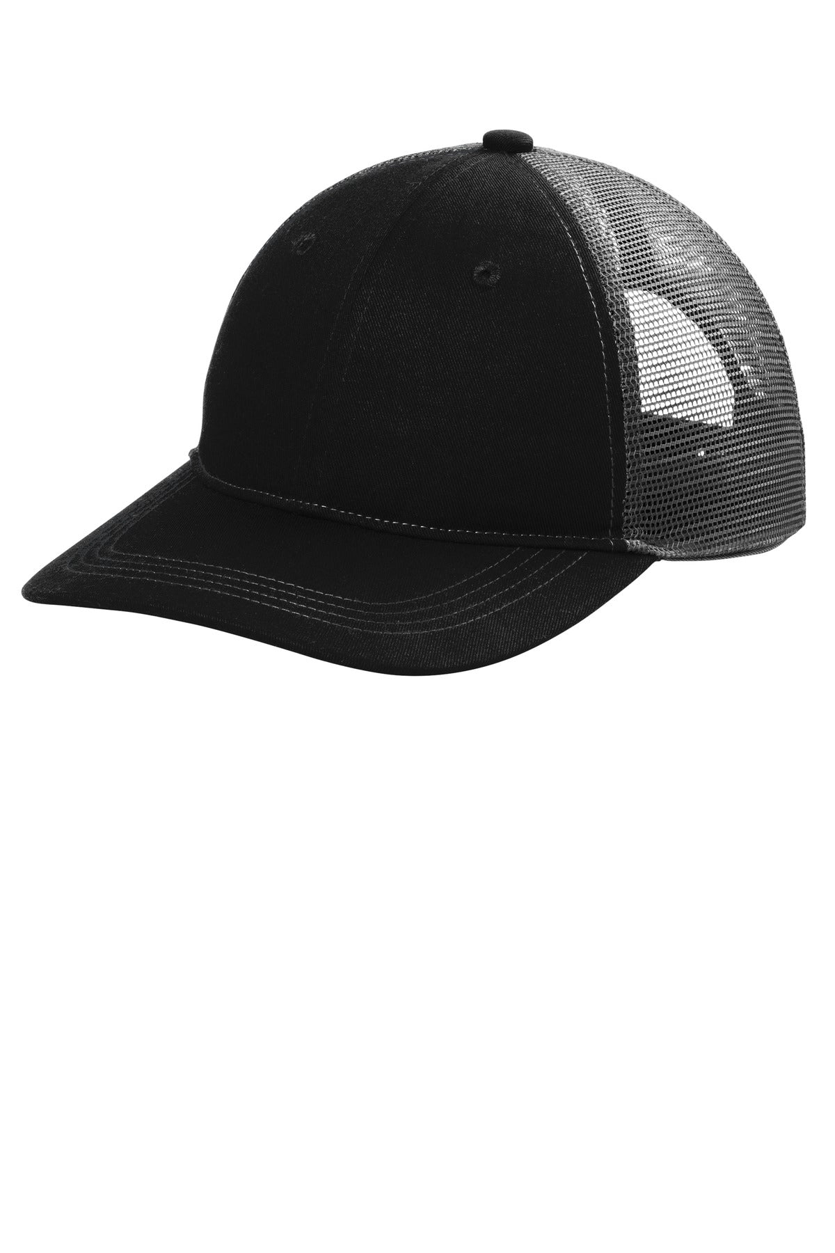 Port Authority® Unstructured Snapback Trucker Cap