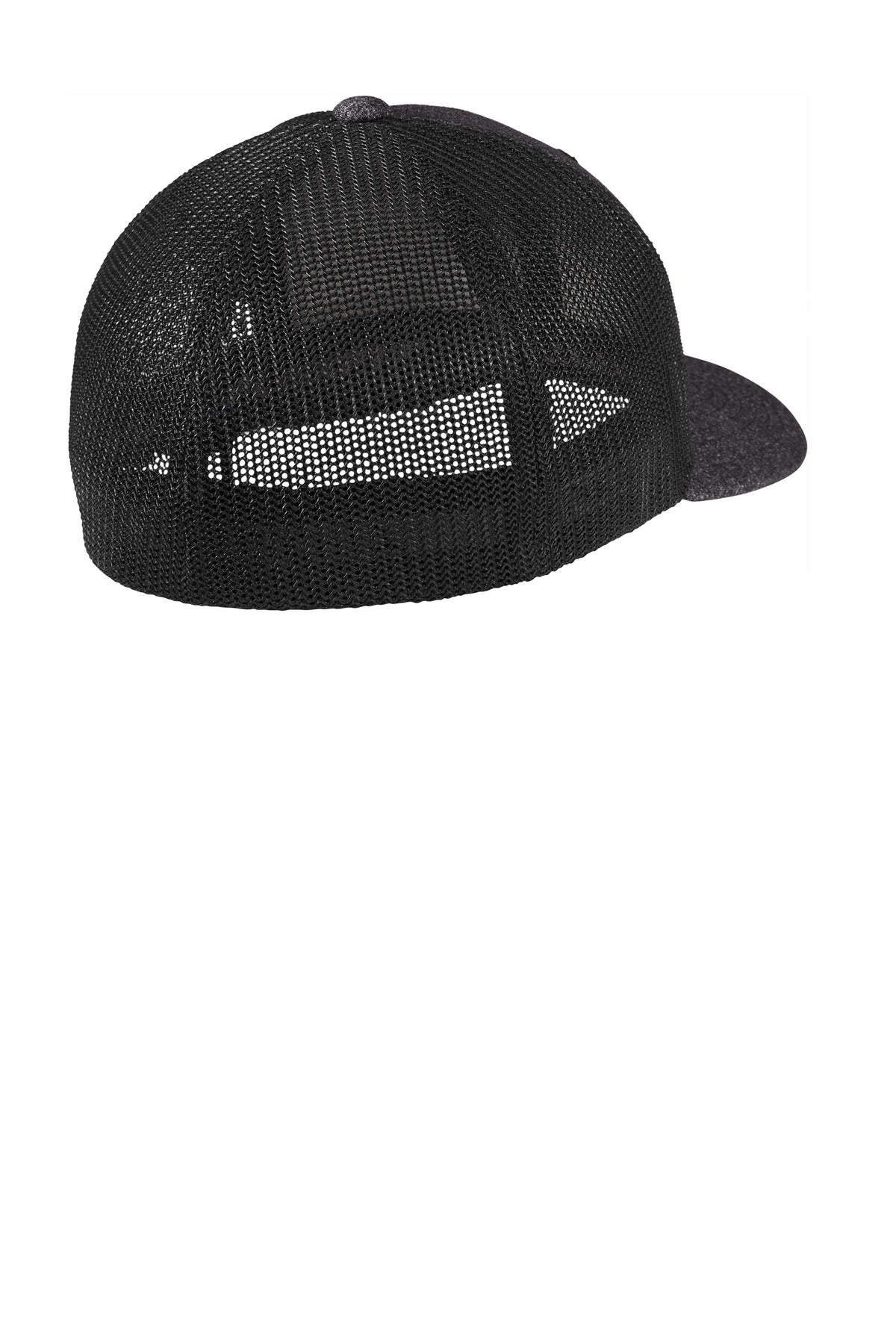 Port Authority® Flexfit® Melange Mesh Back Trucker Cap