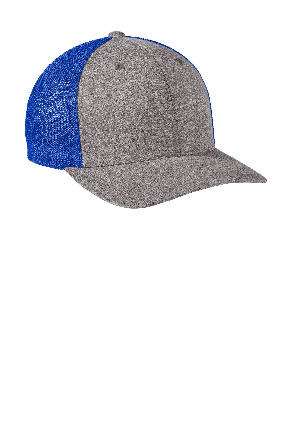 Port Authority® Flexfit® Melange Mesh Back Trucker Cap