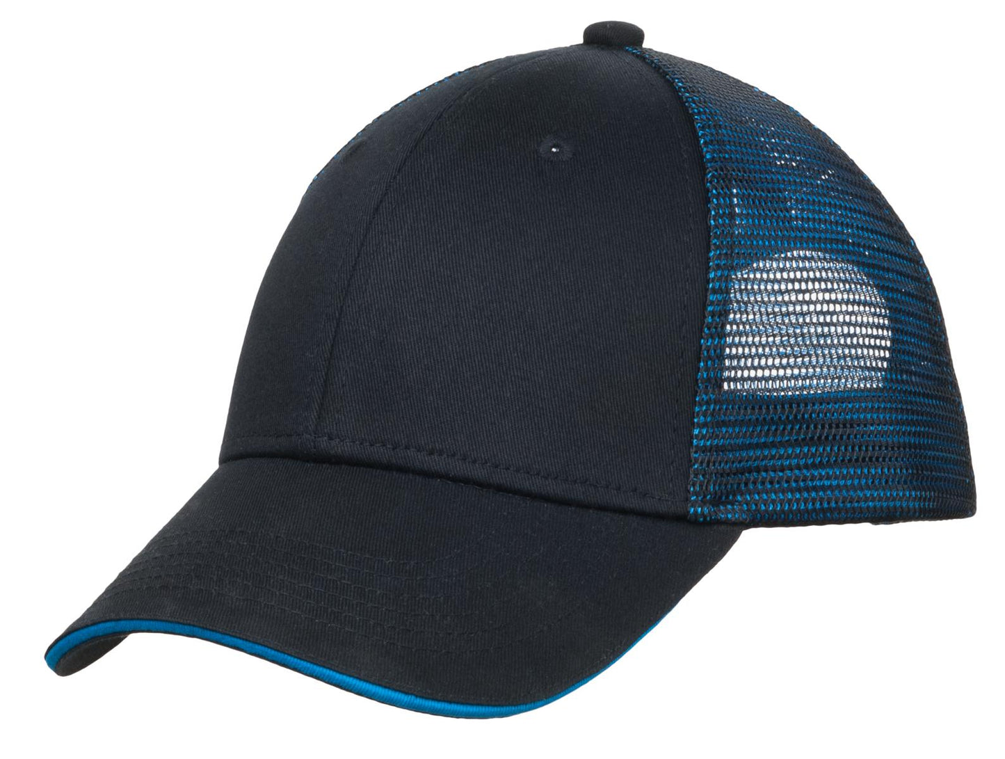 Port Authority® Double Mesh Snapback Sandwich Bill Cap