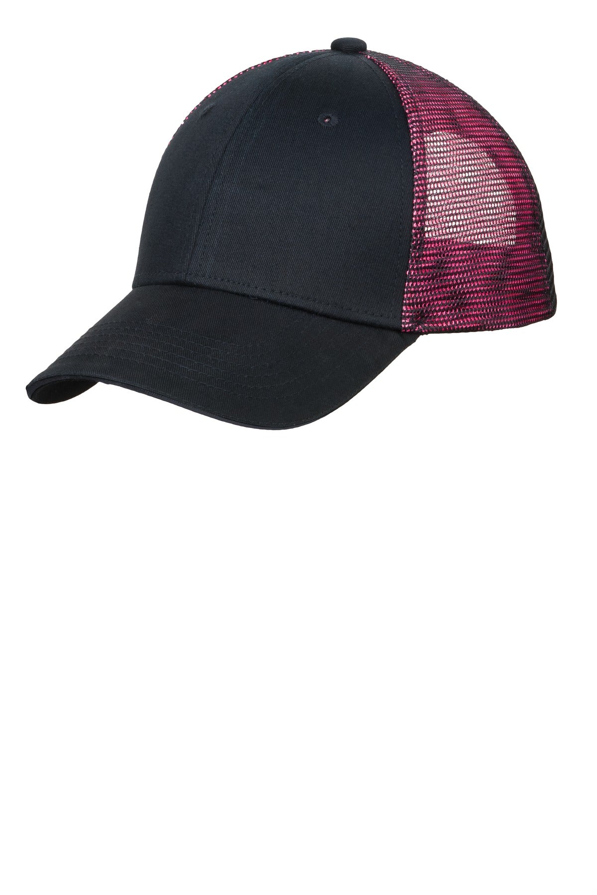 Port Authority® Double Mesh Snapback Sandwich Bill Cap