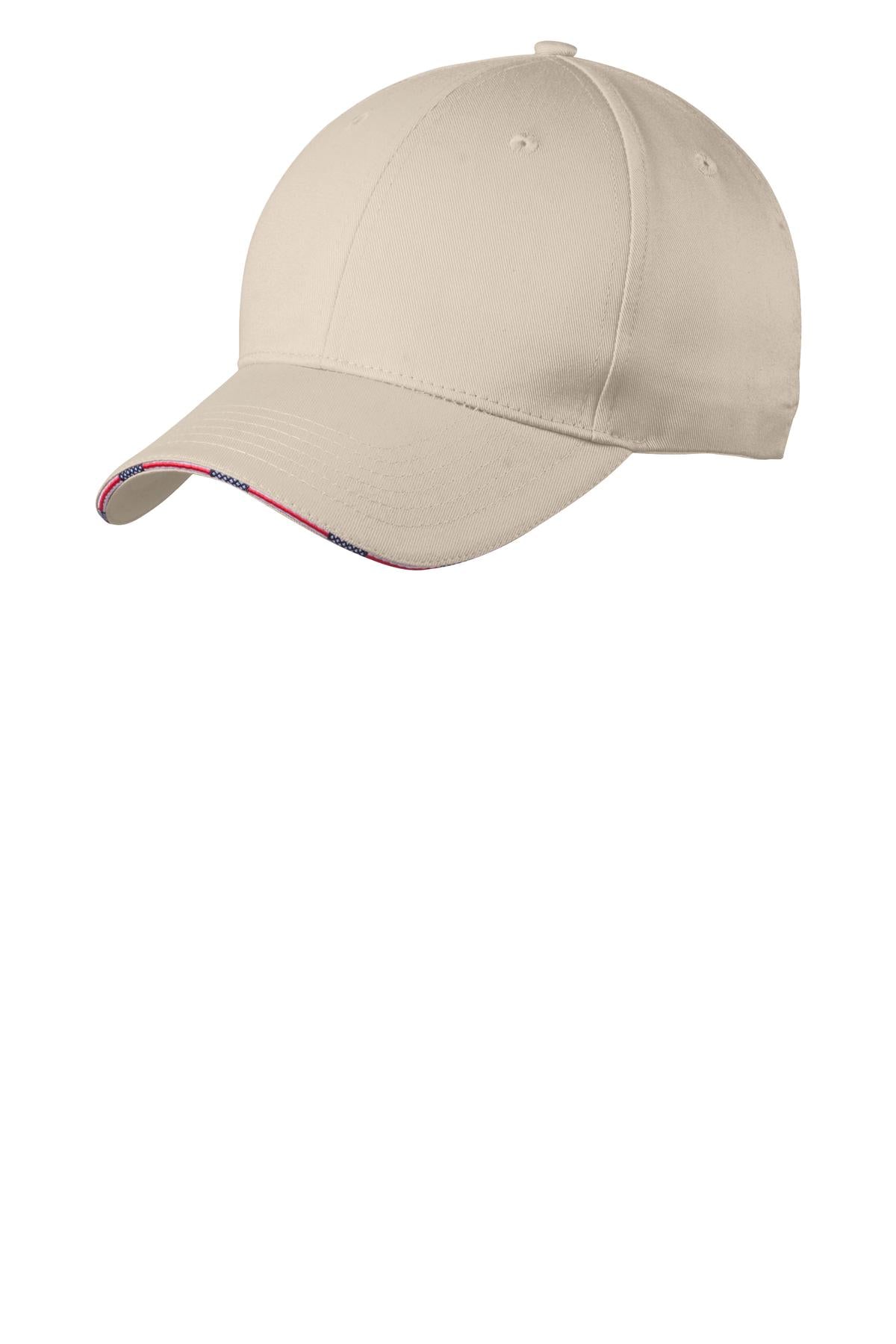 Port Authority® Americana Flag Sandwich Cap