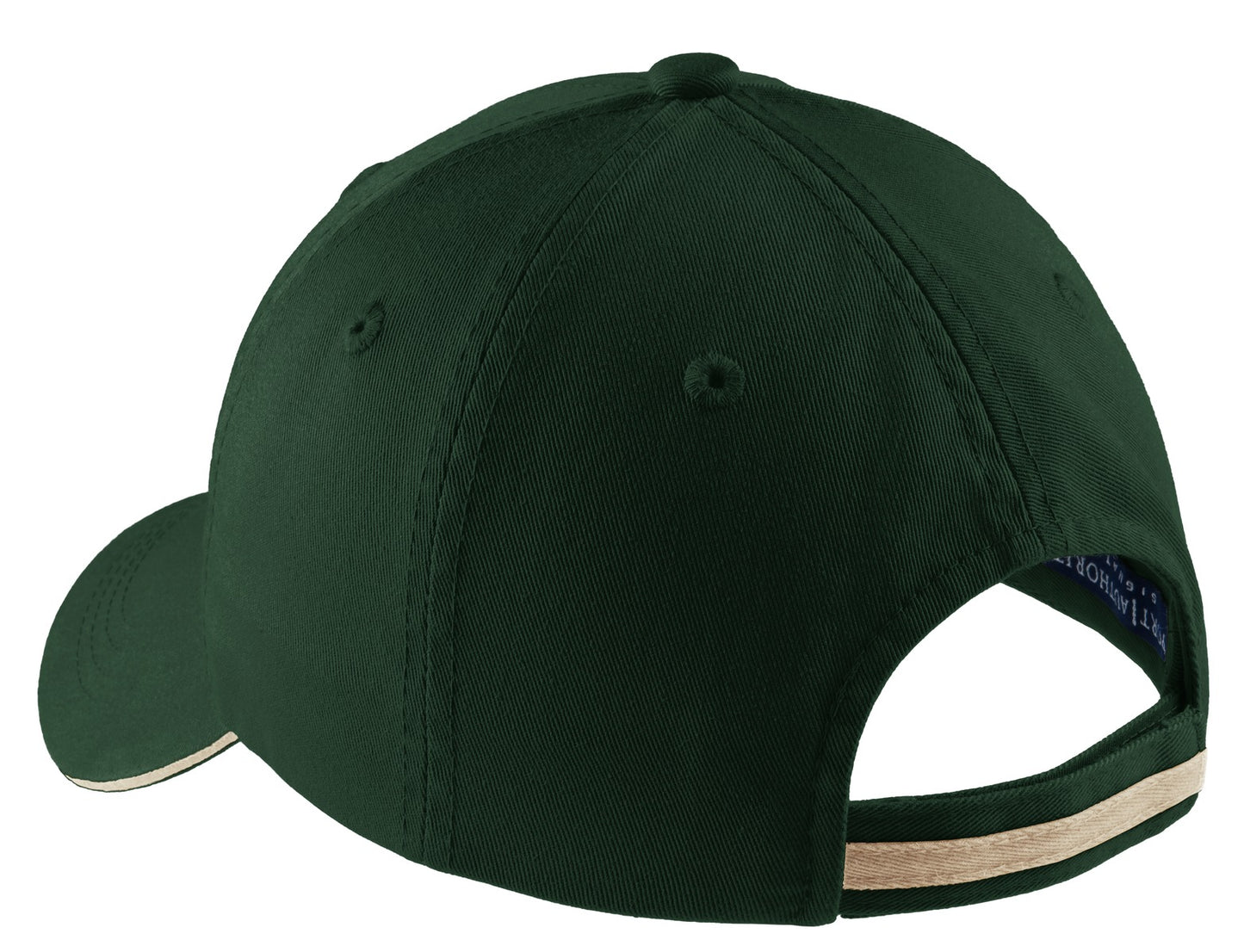 Port Authority® Sandwich Bill Cap with Striped Closure