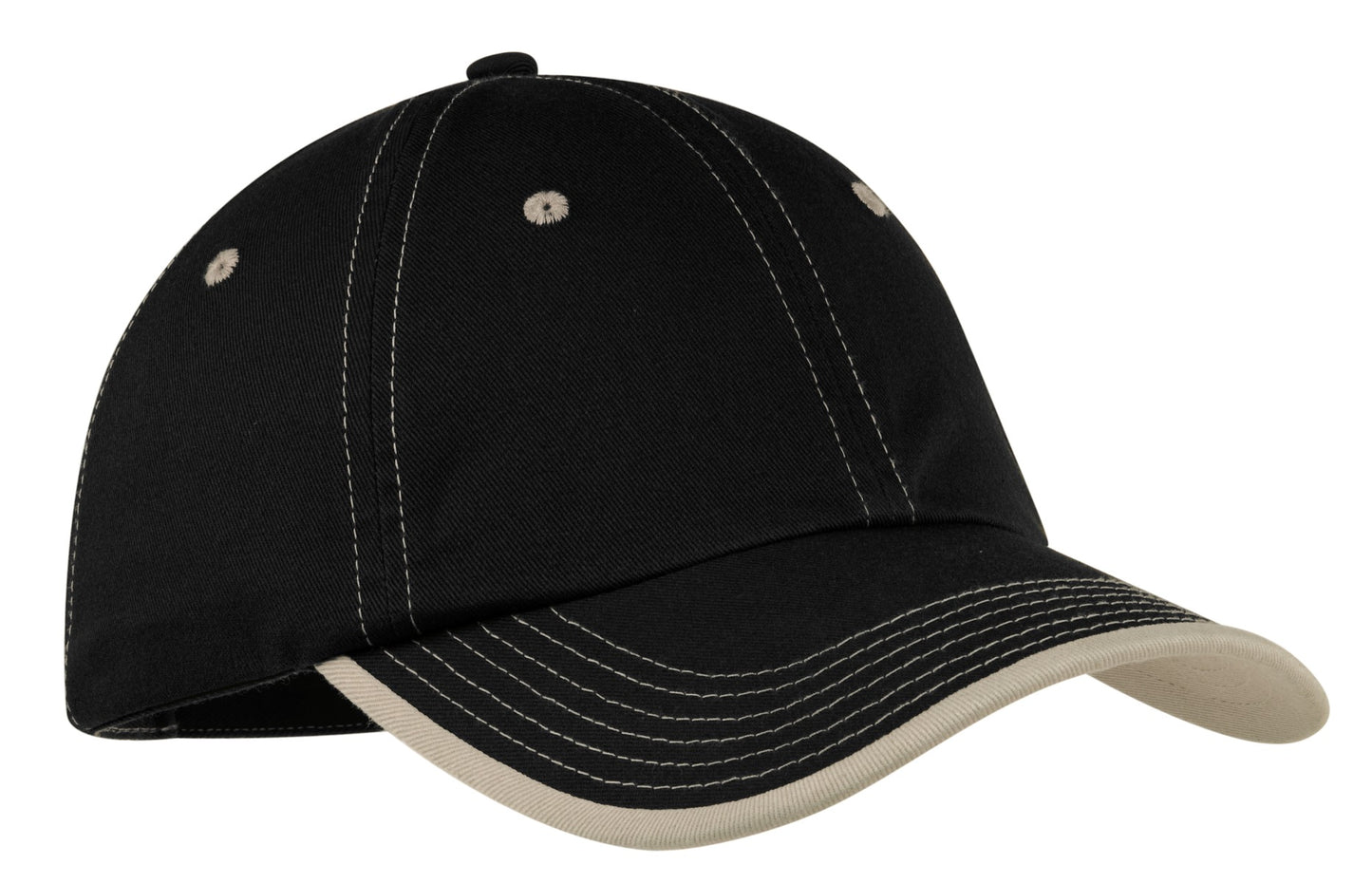 Port Authority® Vintage Washed Contrast Stitch Cap