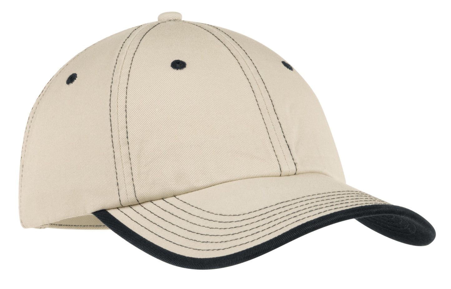 Port Authority® Vintage Washed Contrast Stitch Cap