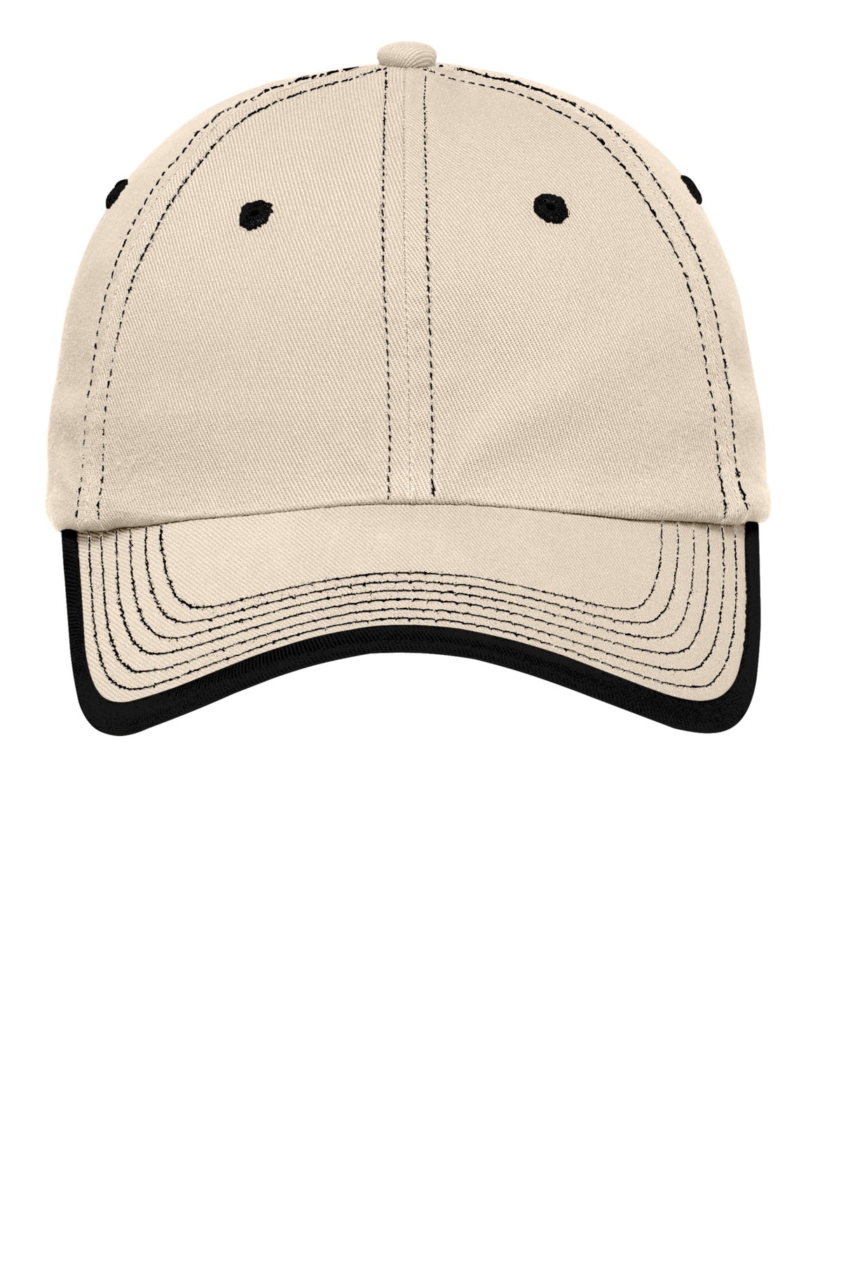 Port Authority® Vintage Washed Contrast Stitch Cap