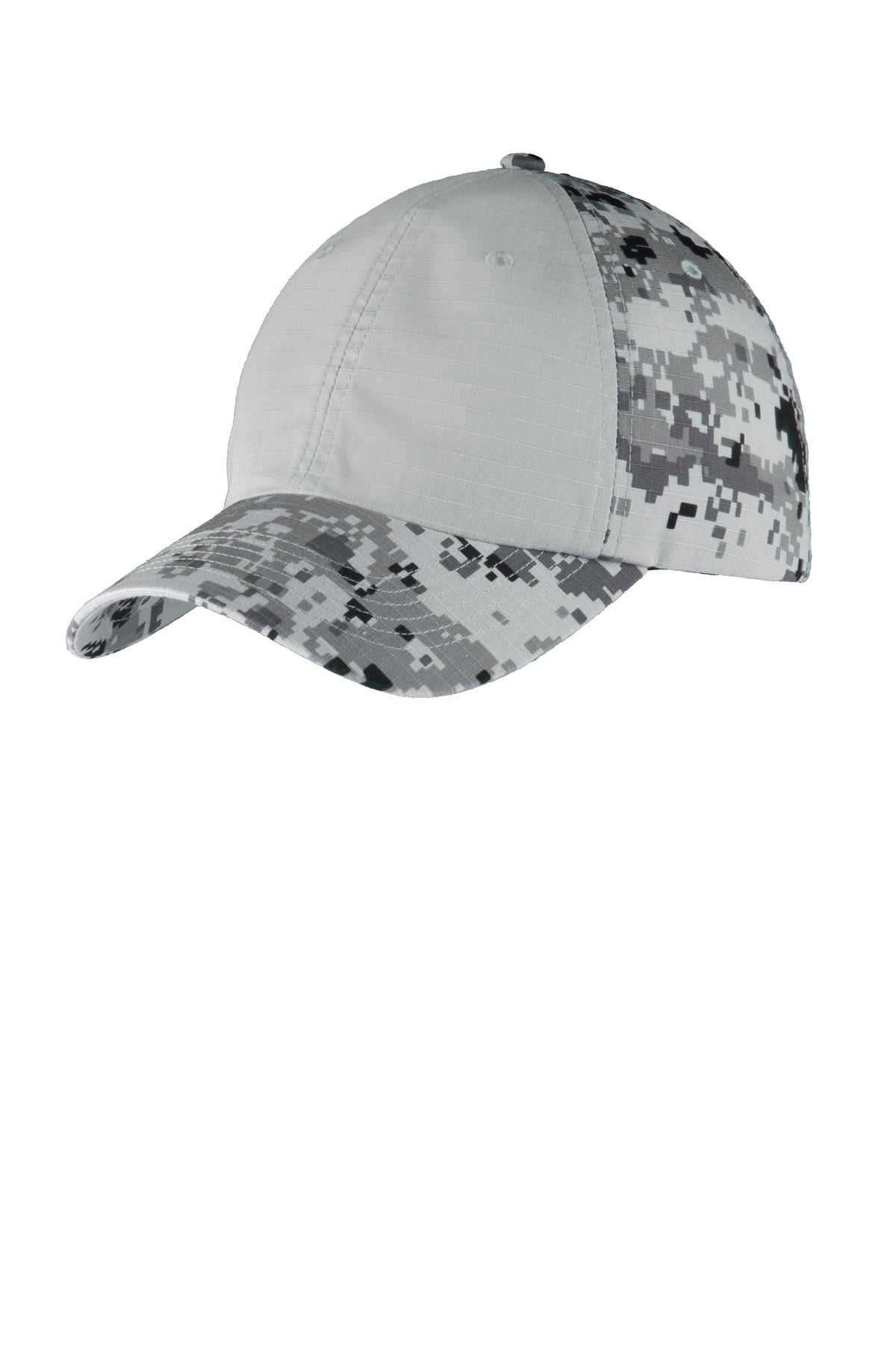 Port Authority® Colorblock Digital Ripstop Camouflage Cap