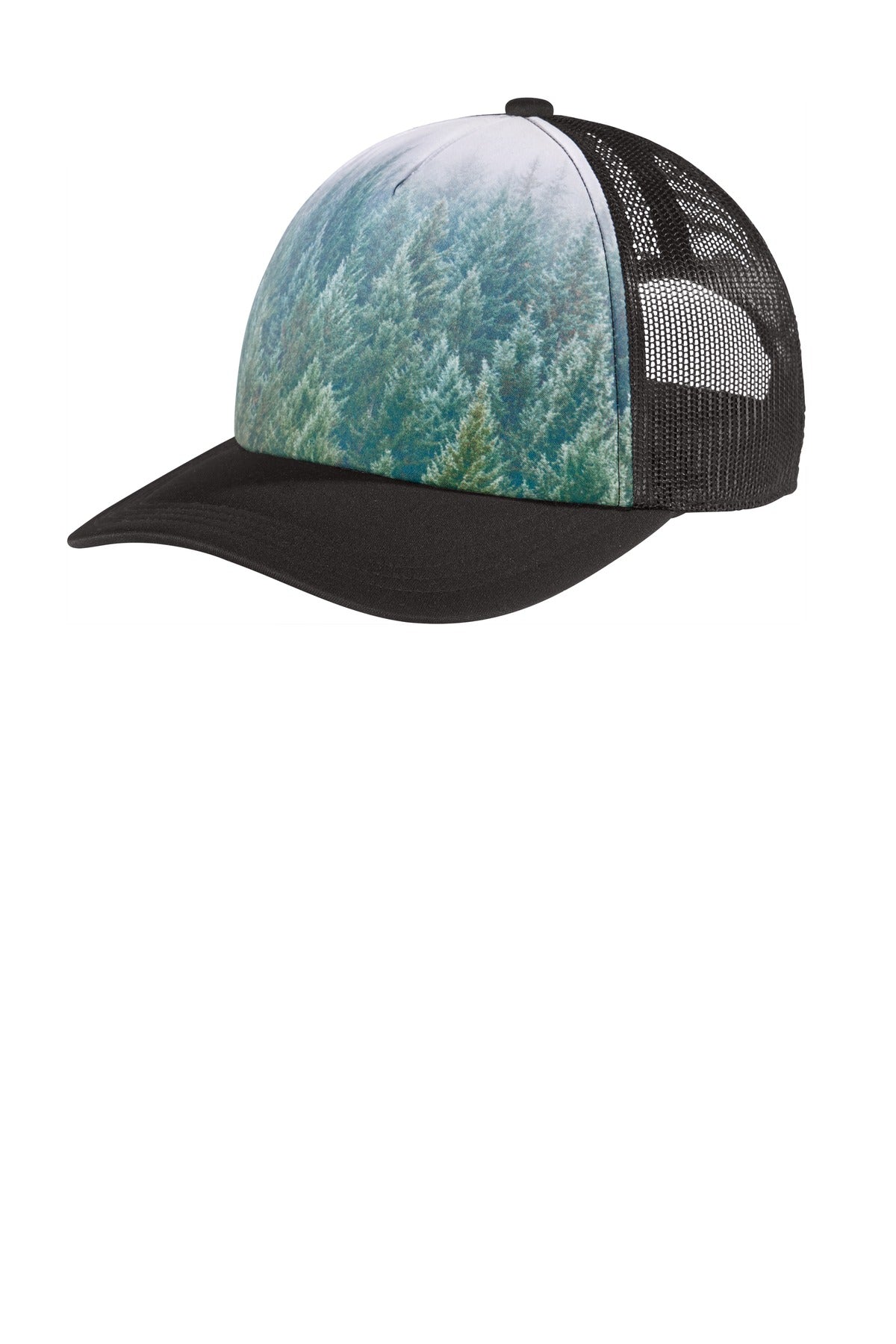 Port Authority® Photo Real Snapback Trucker Cap