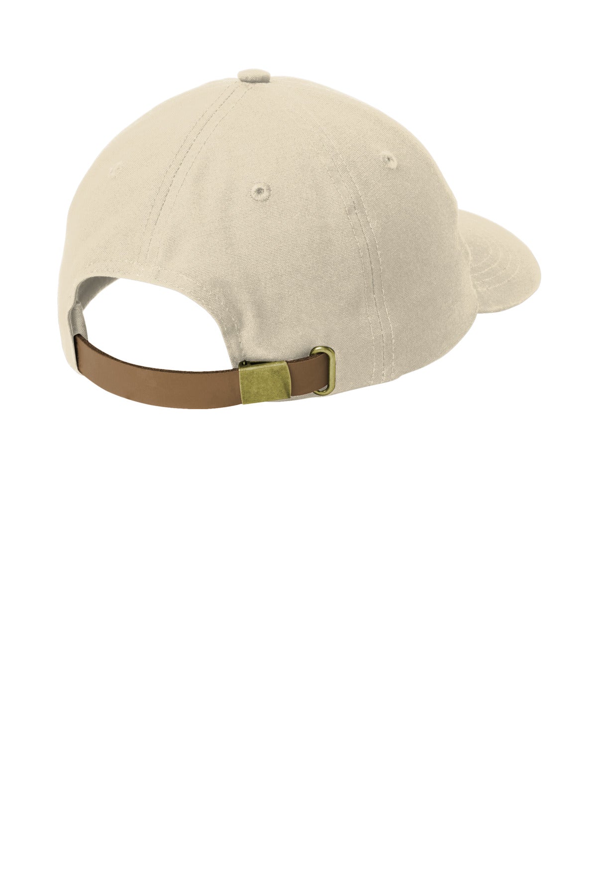 Port Authority® Leather Strap Cap