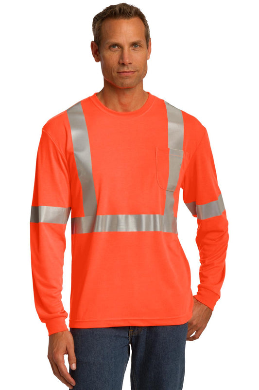 CornerStone® ANSI 107 Class 2 Long Sleeve Safety T-Shirt