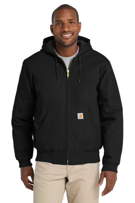 Carhartt® Quilted-Flannel-Lined Duck Active Jac