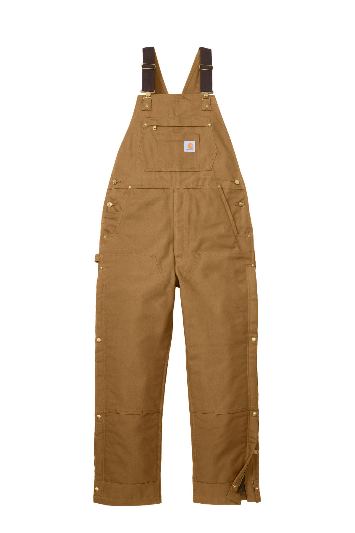 Carhartt® Tall Firm Duck Insulated Bib Overalls