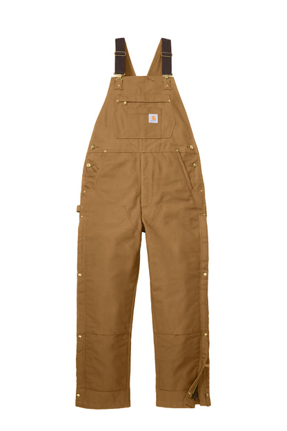 Carhartt® Tall Firm Duck Insulated Bib Overalls