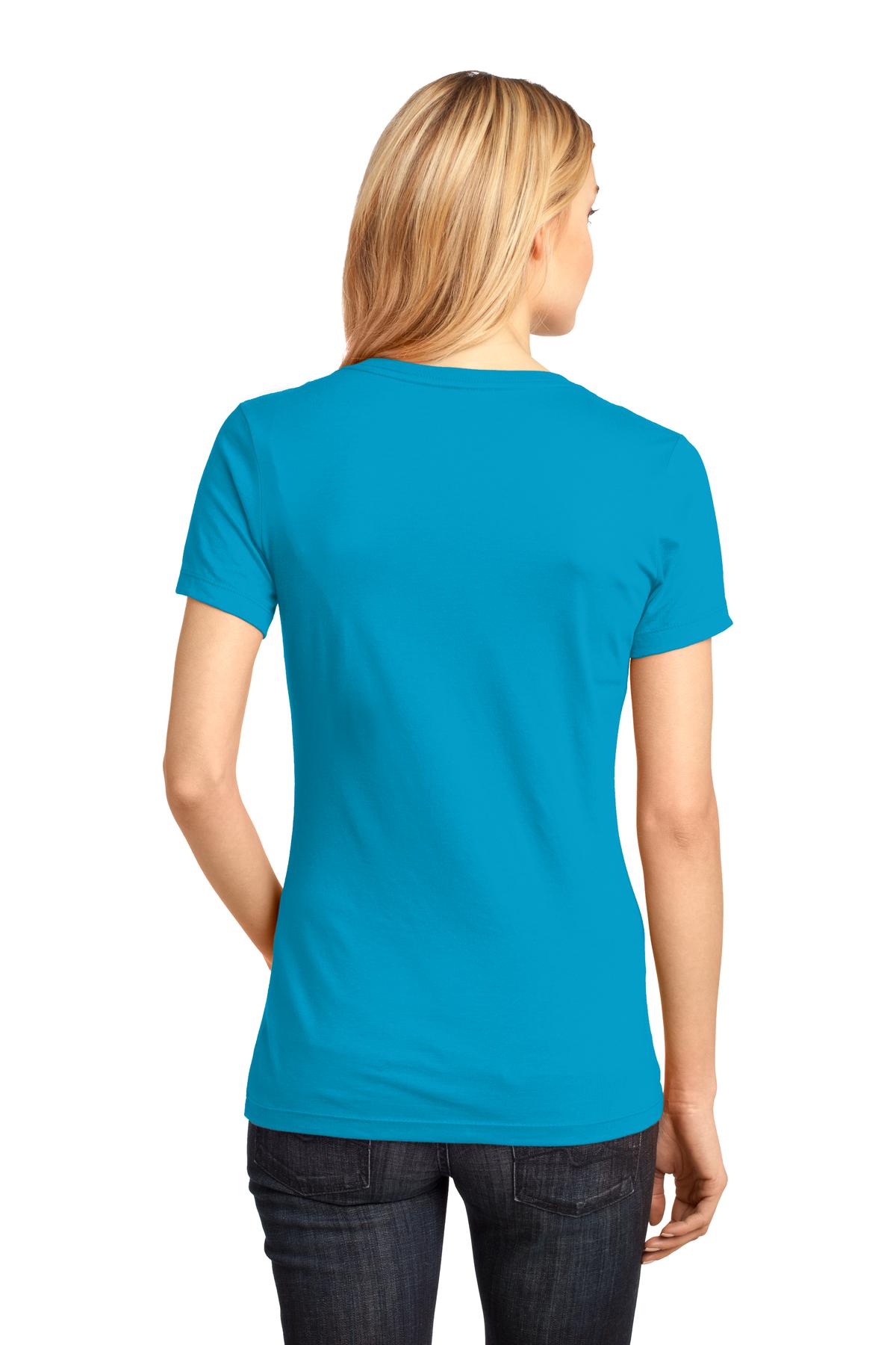 District® - Women's Perfect Weight® V-Neck Tee (CORE COLORS)