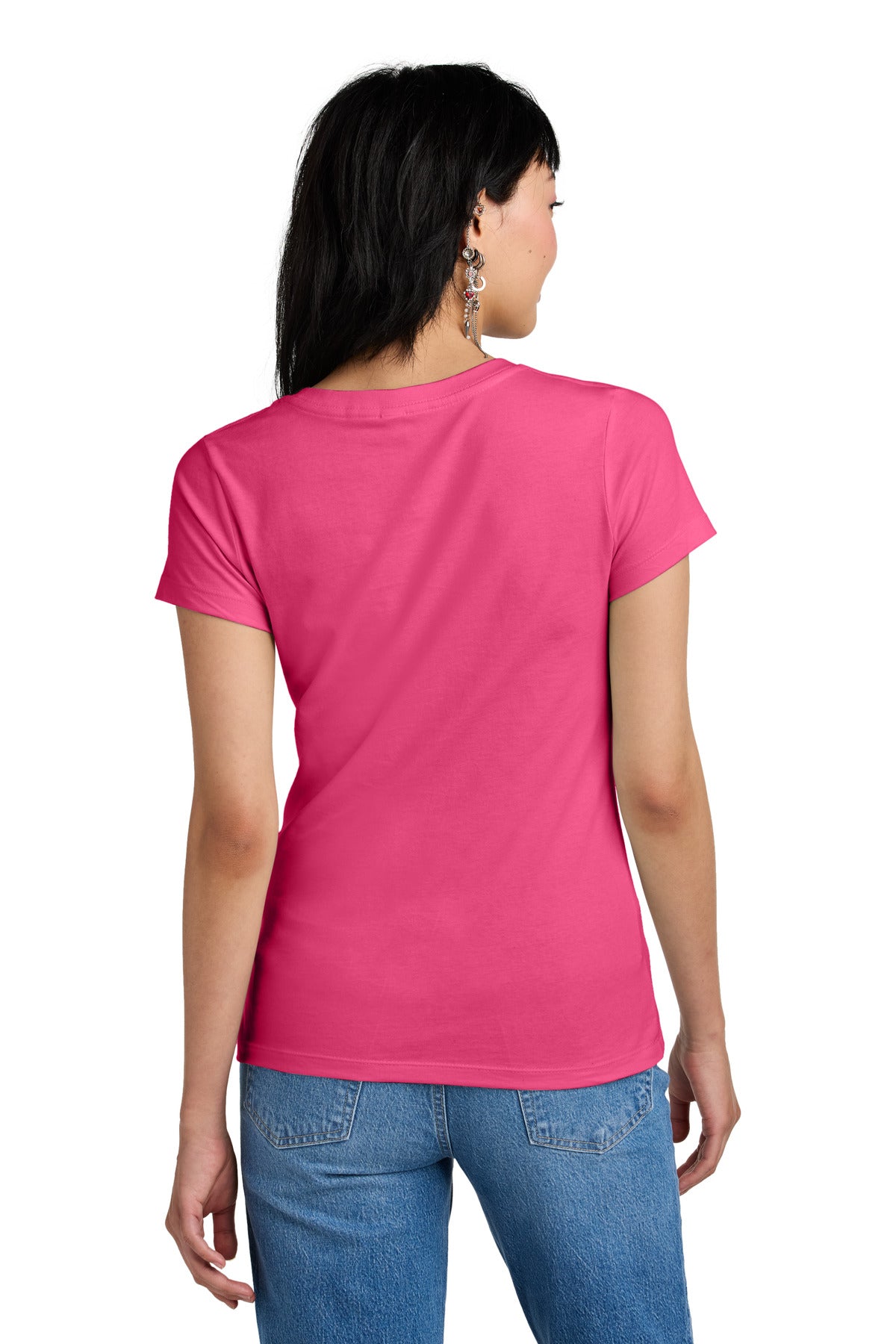 District® - Women's Perfect Weight® V-Neck Tee (CORE COLORS)