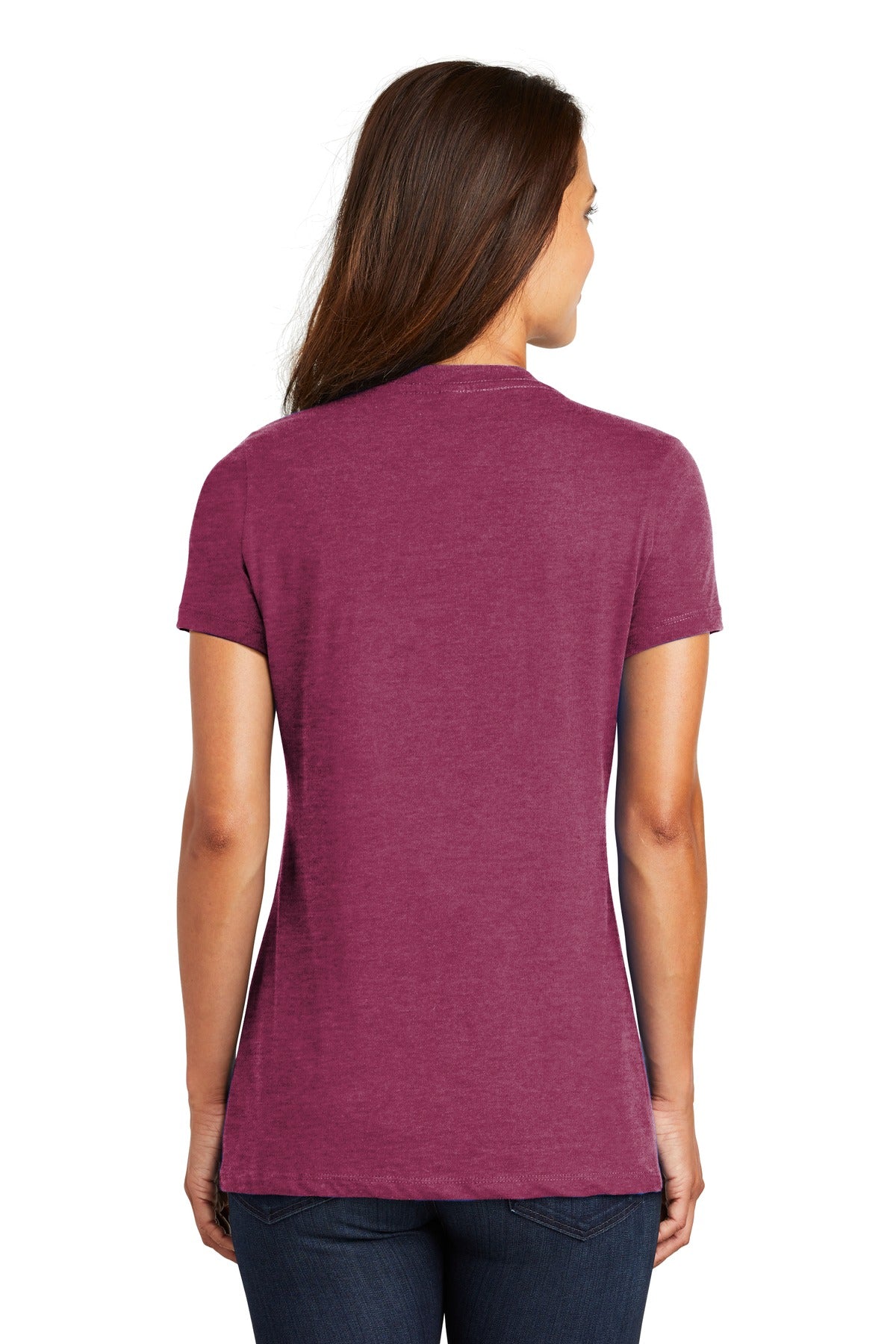 District® - Women's Perfect Weight® V-Neck Tee (CORE COLORS)