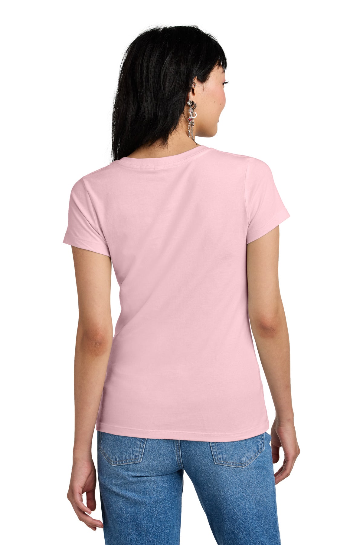 District® - Women's Perfect Weight® V-Neck Tee (CORE COLORS)