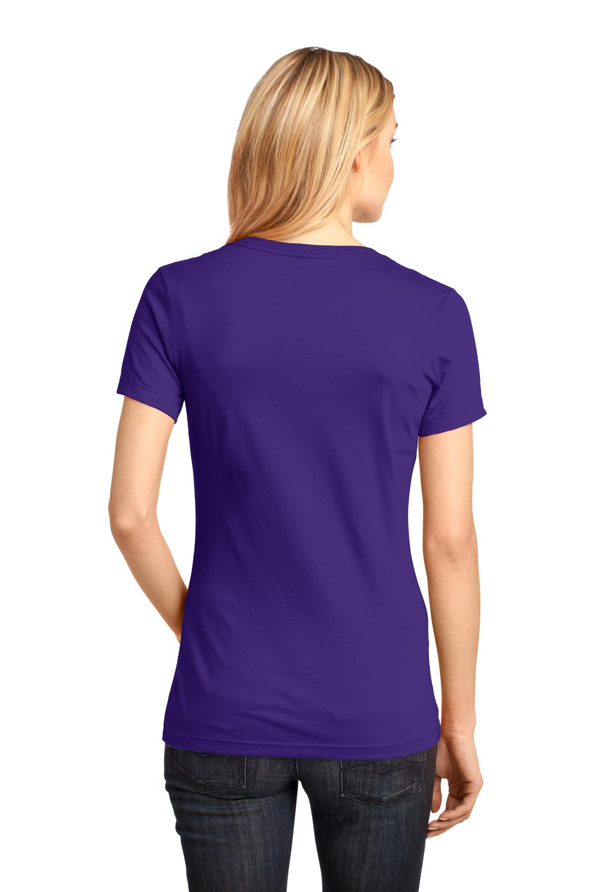 District® - Women's Perfect Weight® V-Neck Tee (CORE COLORS)