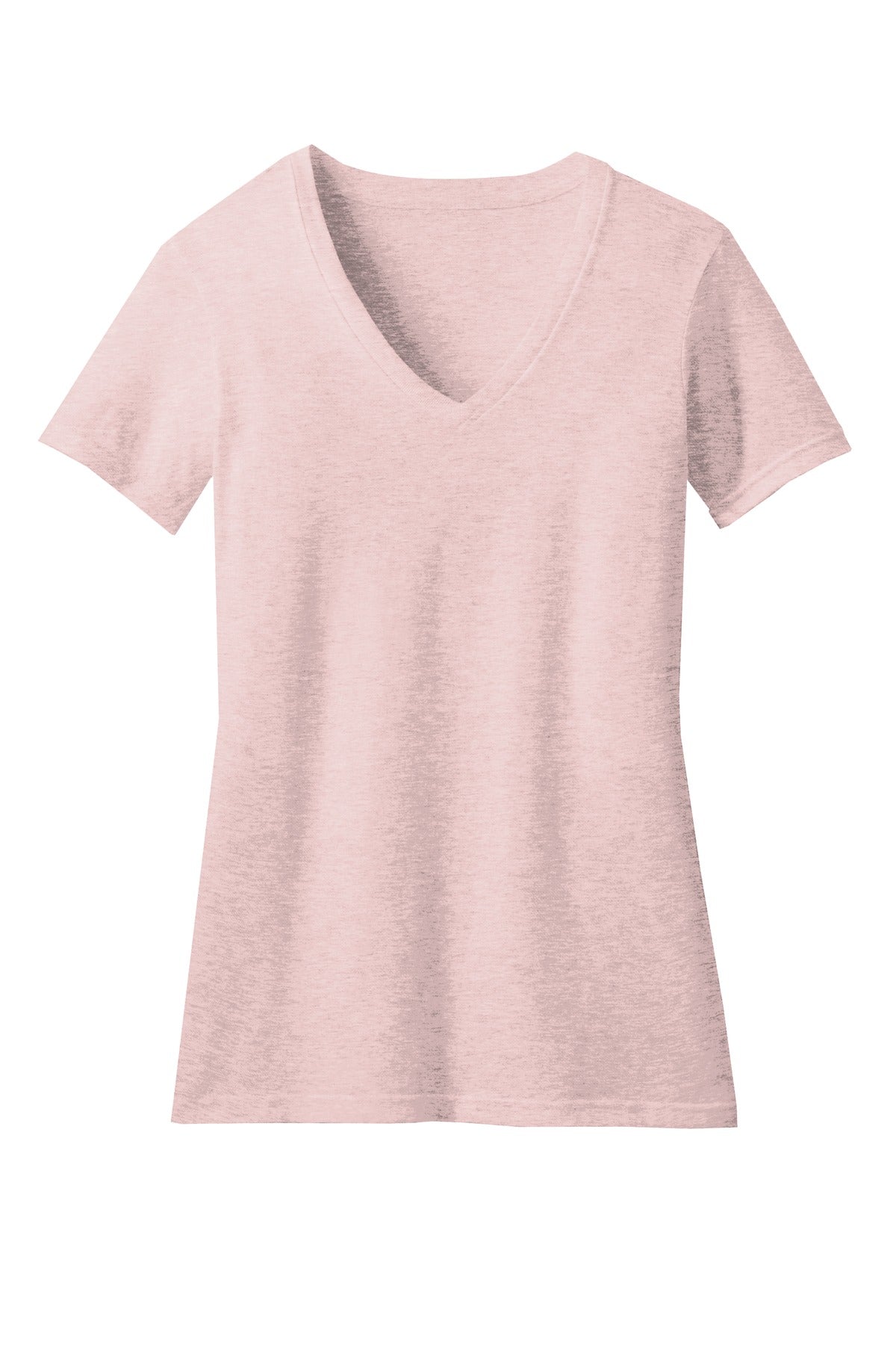 District® Women's Perfect Blend® CVC V-Neck Tee (CORE COLORS)