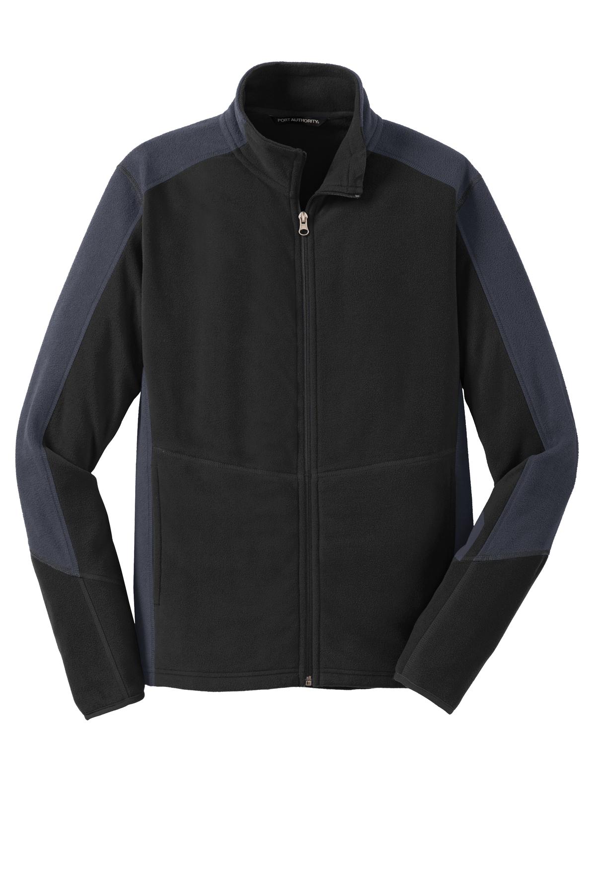 Port Authority® Colorblock Microfleece Jacket