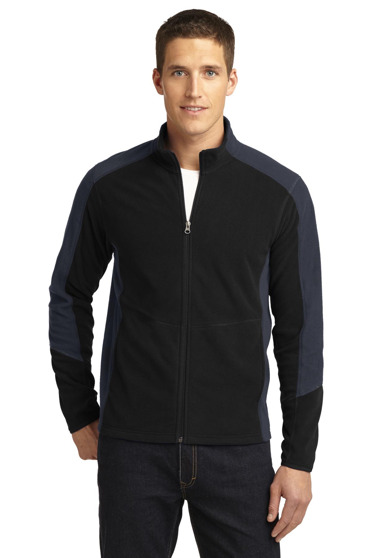 Port Authority® Colorblock Microfleece Jacket