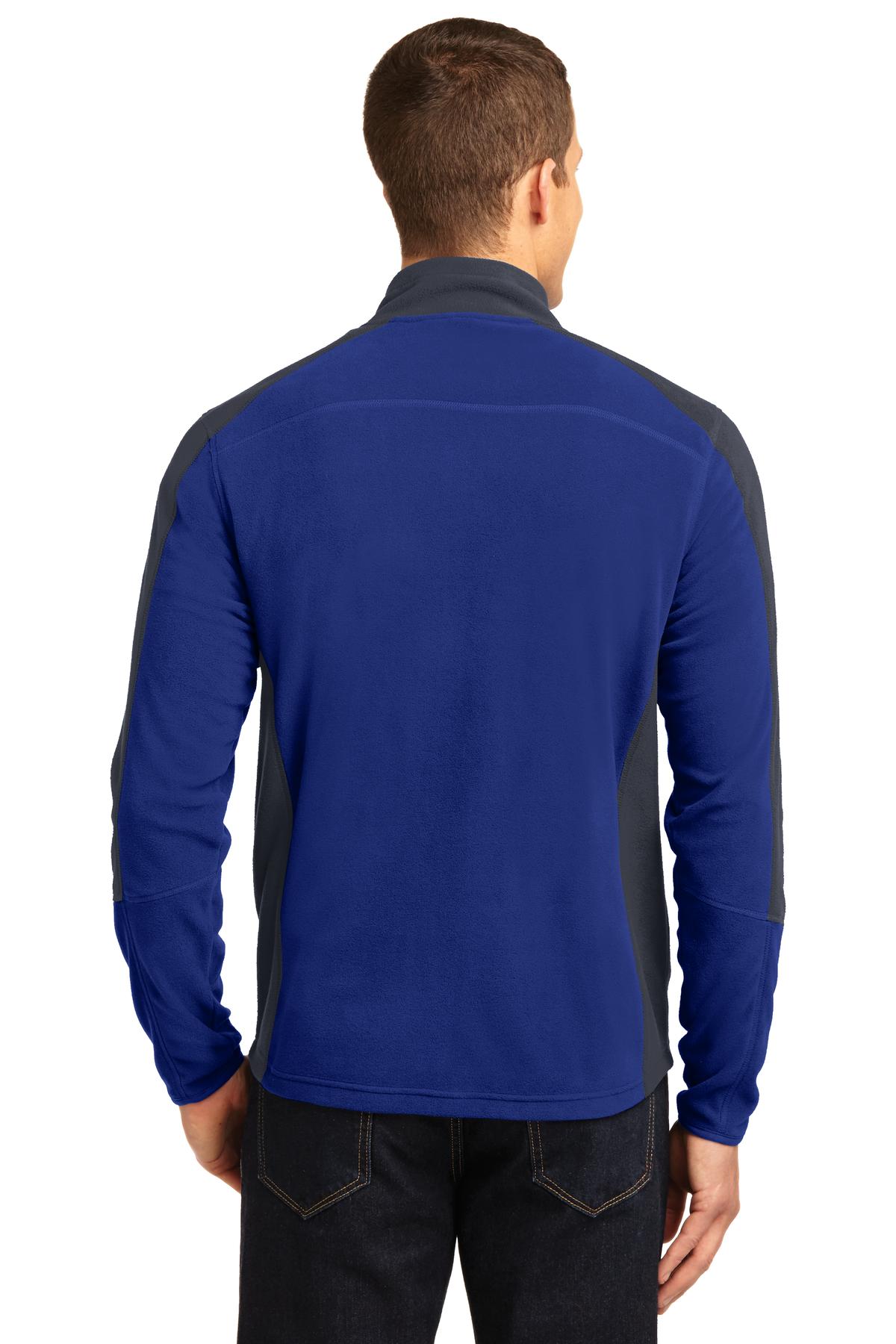 Port Authority® Colorblock Microfleece Jacket