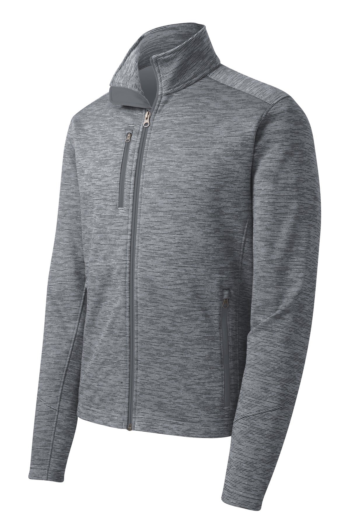 Port Authority® Digi Stripe Fleece Jacket